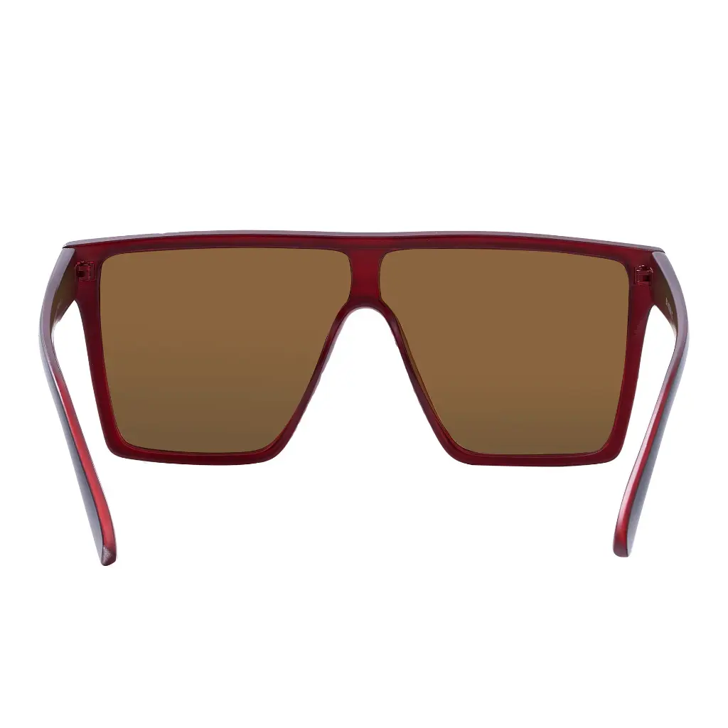 Mangrove Jacks - Mangrove Jacks Big Noggin C3 Matte Black w Matte Crystal Red / Red Revo Mirror Polarised Lenses