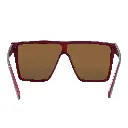 Mangrove Jacks - Mangrove Jacks Big Noggin C3 Matte Black w Matte Crystal Red / Red Revo Mirror Polarised Lenses