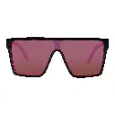 Mangrove Jacks - Mangrove Jacks Big Noggin C3 Matte Black w Matte Crystal Red / Red Revo Mirror Polarised Lenses