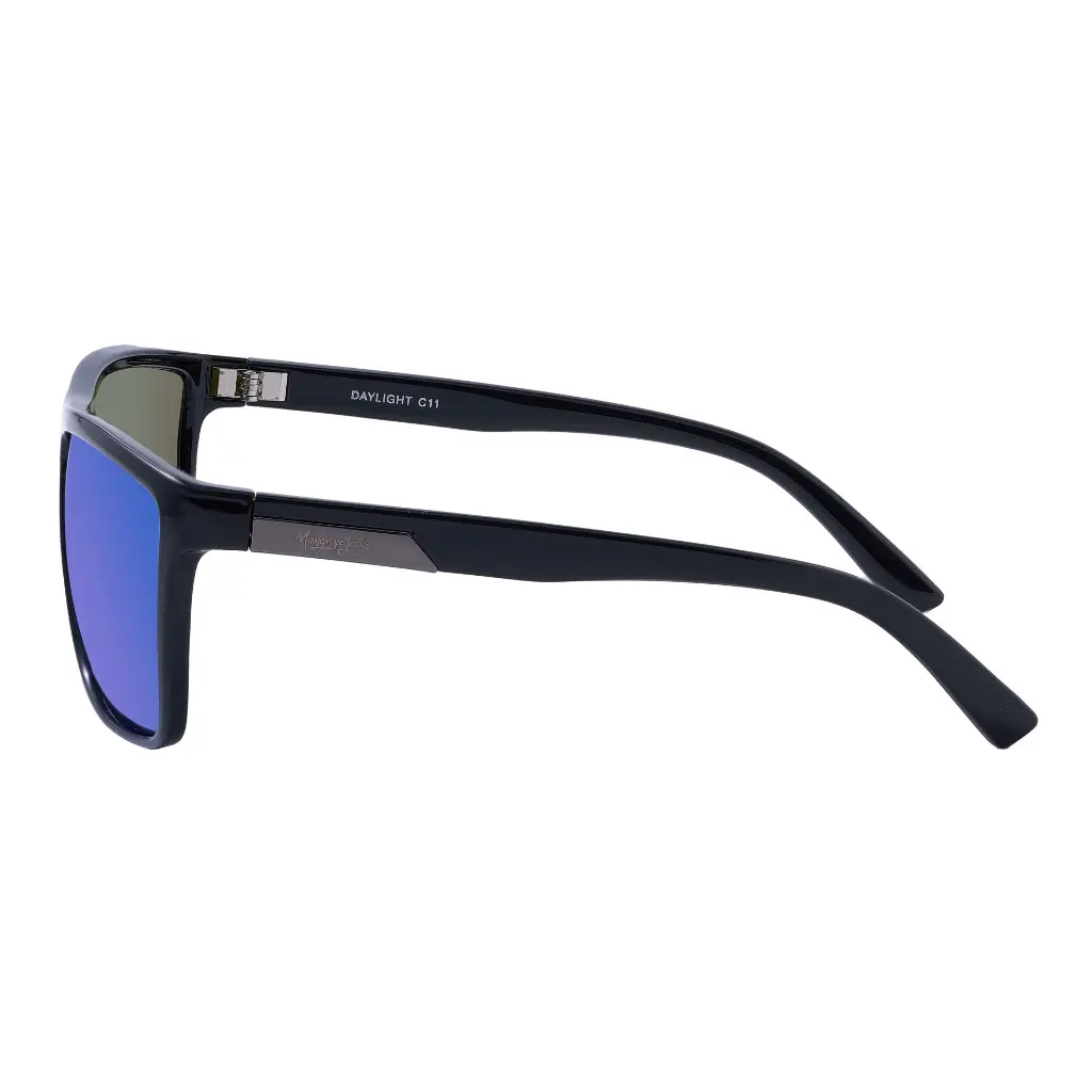 Mangrove Jacks Daylight C11 Shiny Black / Green Revo Mirror Polarised Lenses_6356