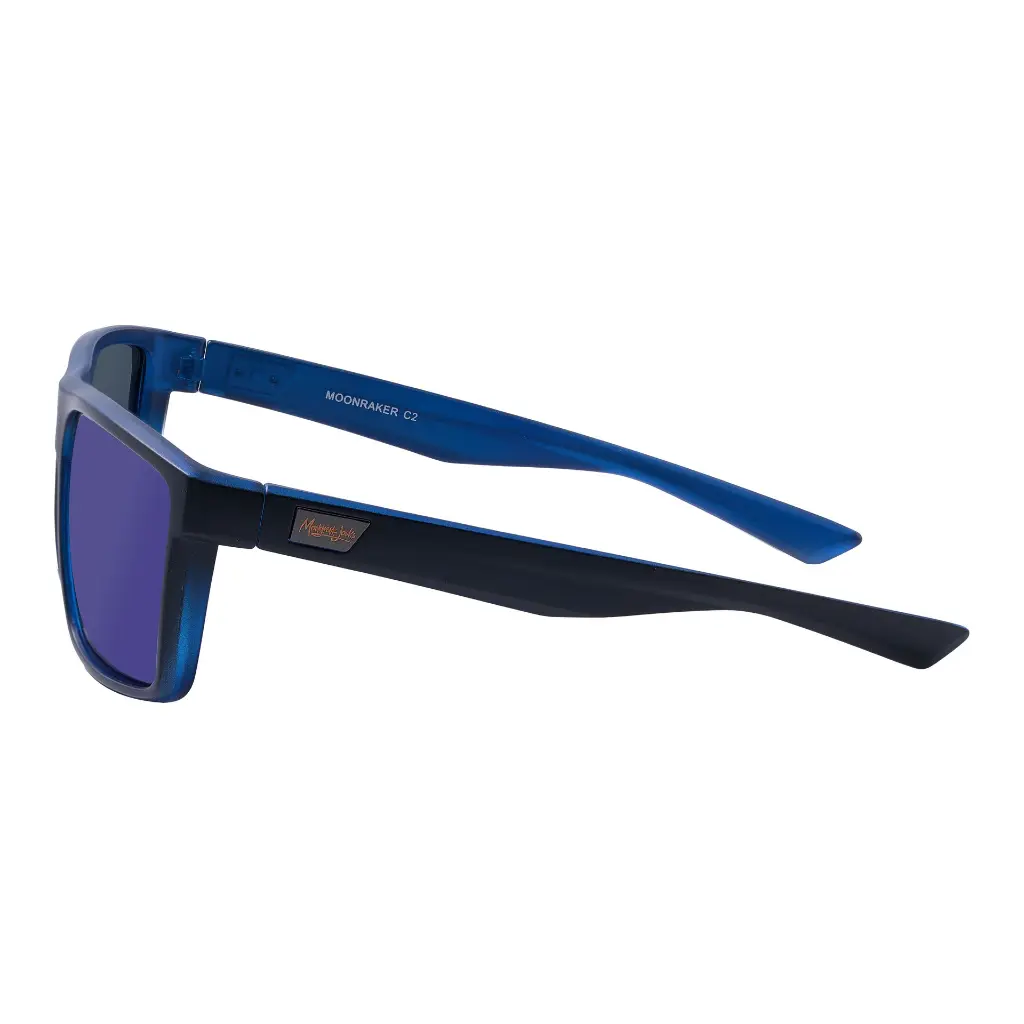 Mangrove Jacks Moonraker C2 Matte Black w Matte Crystal Blue / Blue Revo Mirror Polarised Lenses_6373
