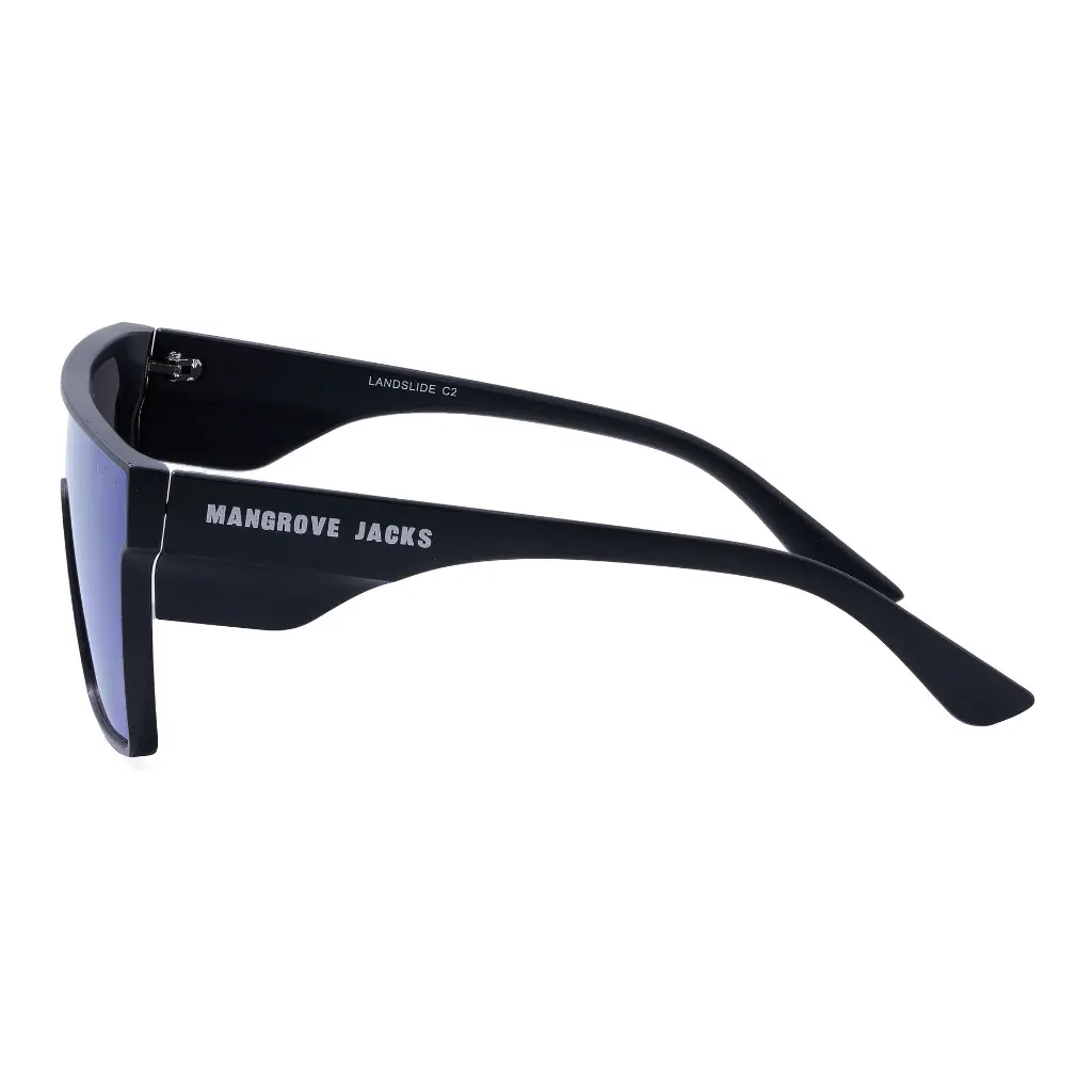 Mangrove Jacks Landslide C2 Matte Black / Blue Revo Polarised Lenses_6450