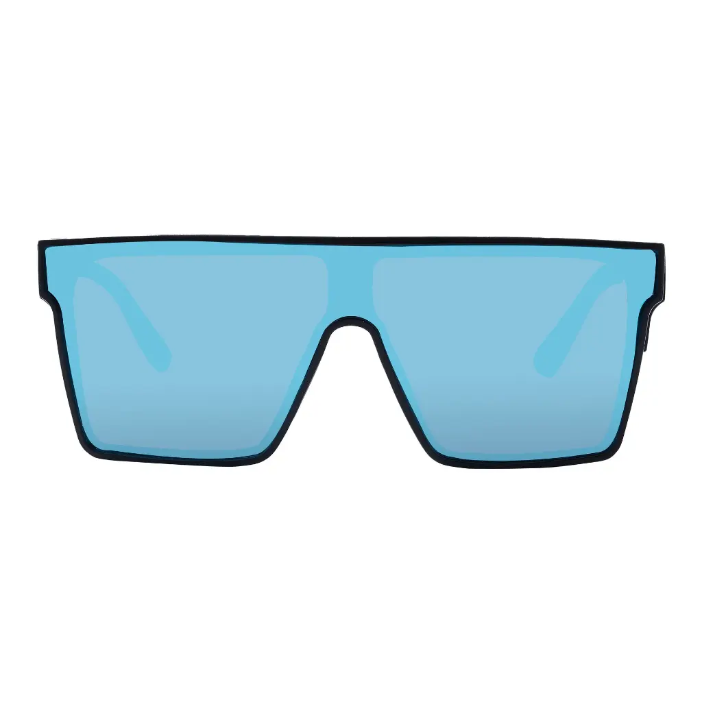 Mangrove Jacks - Mangrove Jacks Landslide C8 Matte Black / Ice Blue Revo Polarised Lenses