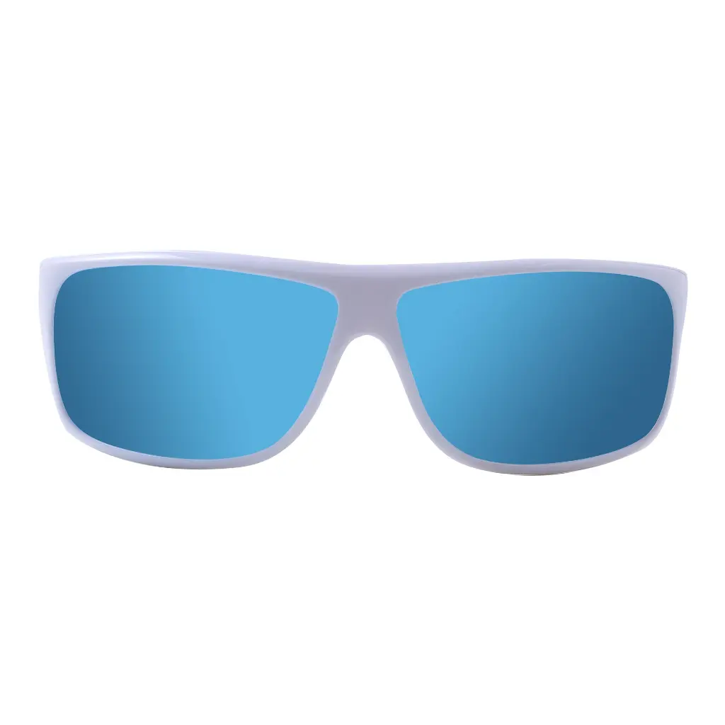 Mangrove Jacks - Mangrove Jacks Skyfall C9 Shiny White / Ice Blue Revo Mirror Polarised Lenses