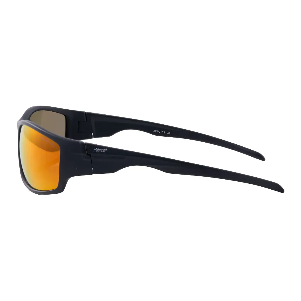 Mangrove Jacks - Mangrove Jacks Spectre C3 Matte Black / Black Red Revo Mirror Polarised Lenses