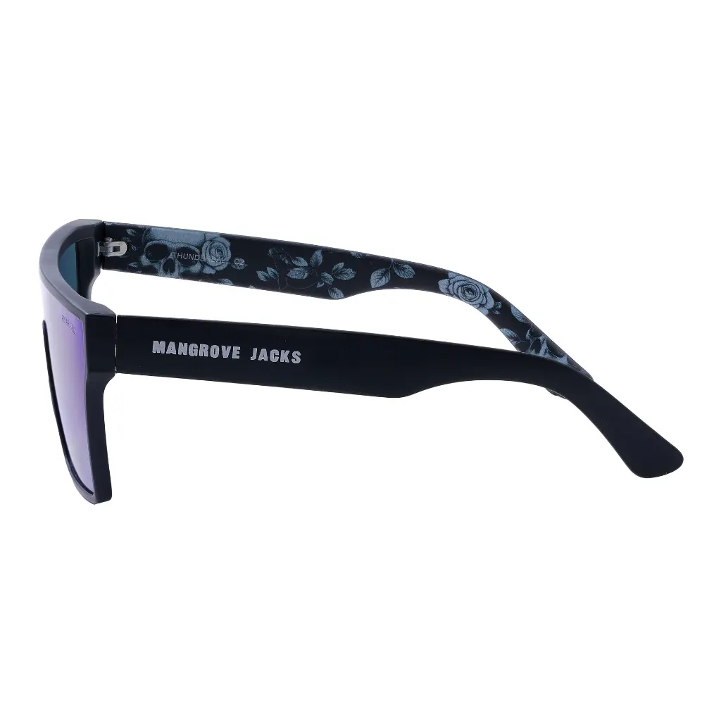 Mangrove Jacks - Mangrove Jacks Thunderball C2 Matte Black / Blue Revo Mirror Polarised Lenses