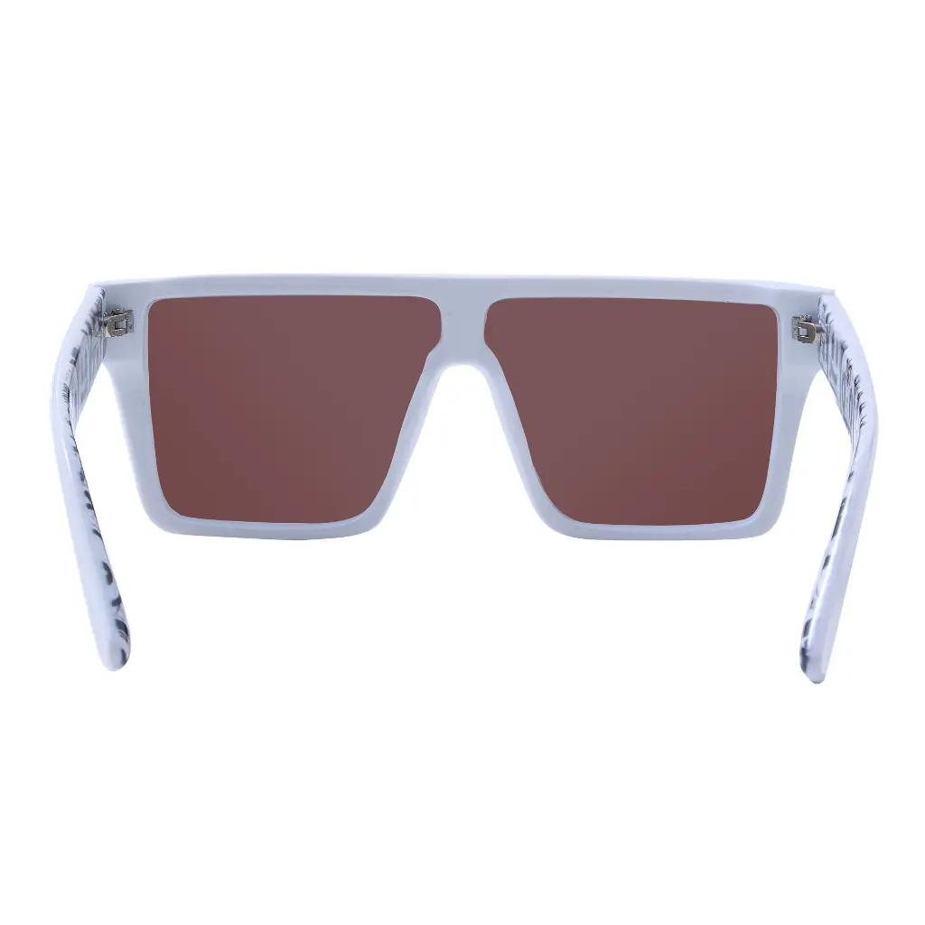 Mangrove Jacks Thunderball C9 Shiny White / Ice Blue Revo Mirror Polarised Lenses_6513