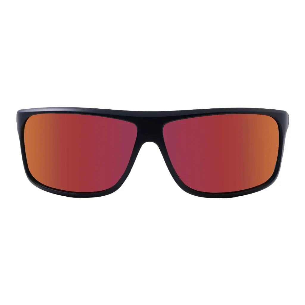 Mangrove Jacks - Mangrove Jacks Skyfall C3 Matte Black / Black Red Revo Mirror Polarised Lenses