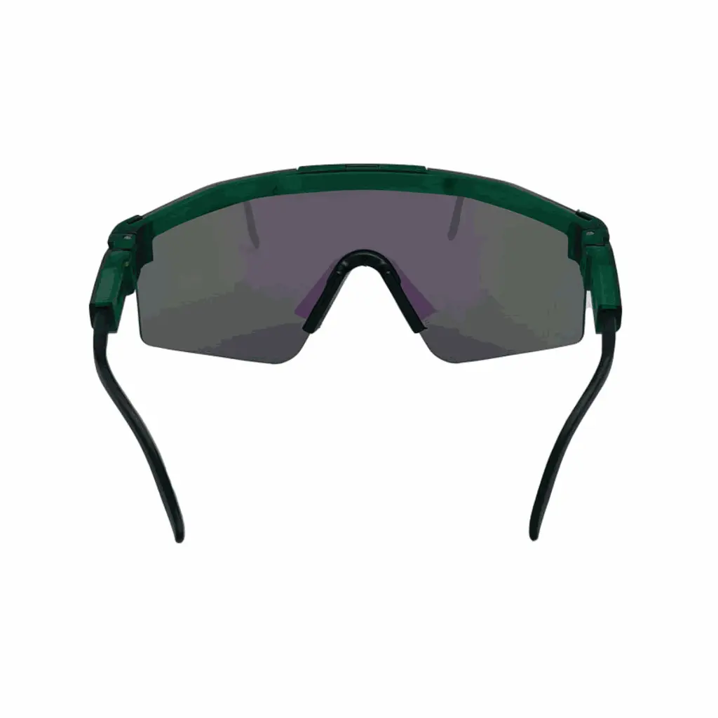 Mangrove Jacks - Mangrove Jacks Kids MK073 C11 Matte Black w Matte Crystal Green / Green Revo Polarised Lenses