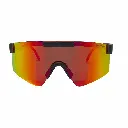 Mangrove Jacks - Mangrove Jacks Kids MK073 C3 Matte Black w Matte Crystal Red / Red Revo Polarised Lenses