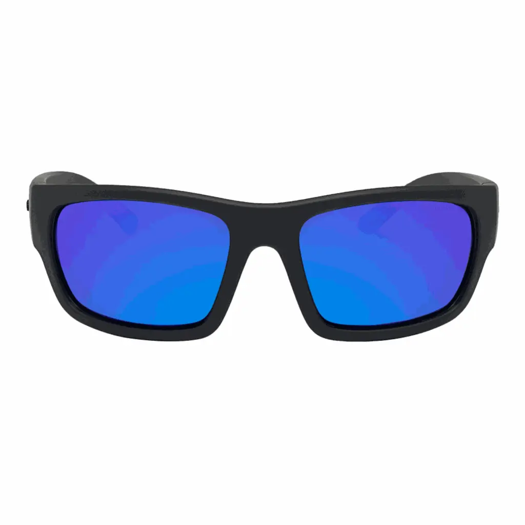 Mangrove Jacks Big Monster C2 Matte Black / Blue Revo Polarised Lenses_6558