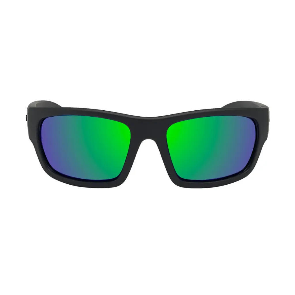 Mangrove Jacks Big Monster C11 Matte Black / Green Revo Polarised Lenses_6567