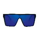 Mangrove Jacks - Mangrove Jacks Big Noggin C2 Matte Black w Matte Crystal Blue / Blue Revo Mirror Polarised Lenses