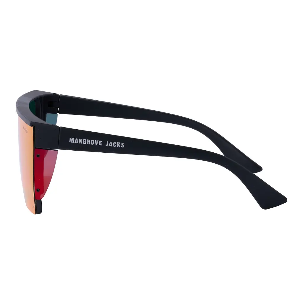 Mangrove Jacks Heatwave C3 Matte Black / Red Revo Polarised Lenses_6682