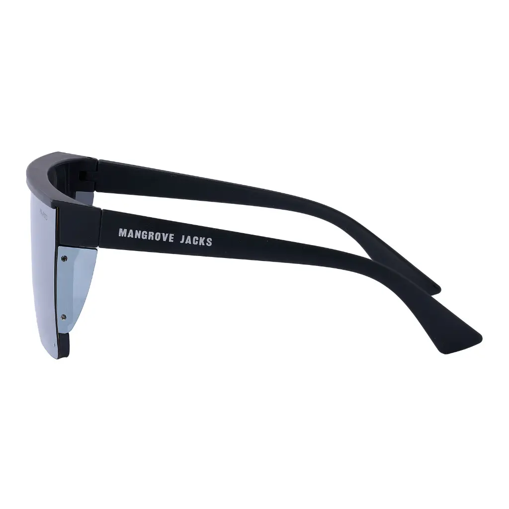 Mangrove Jacks - Mangrove Jacks Heatwave C5 Matte Black / Silver Flash Mirror Polarised Lenses