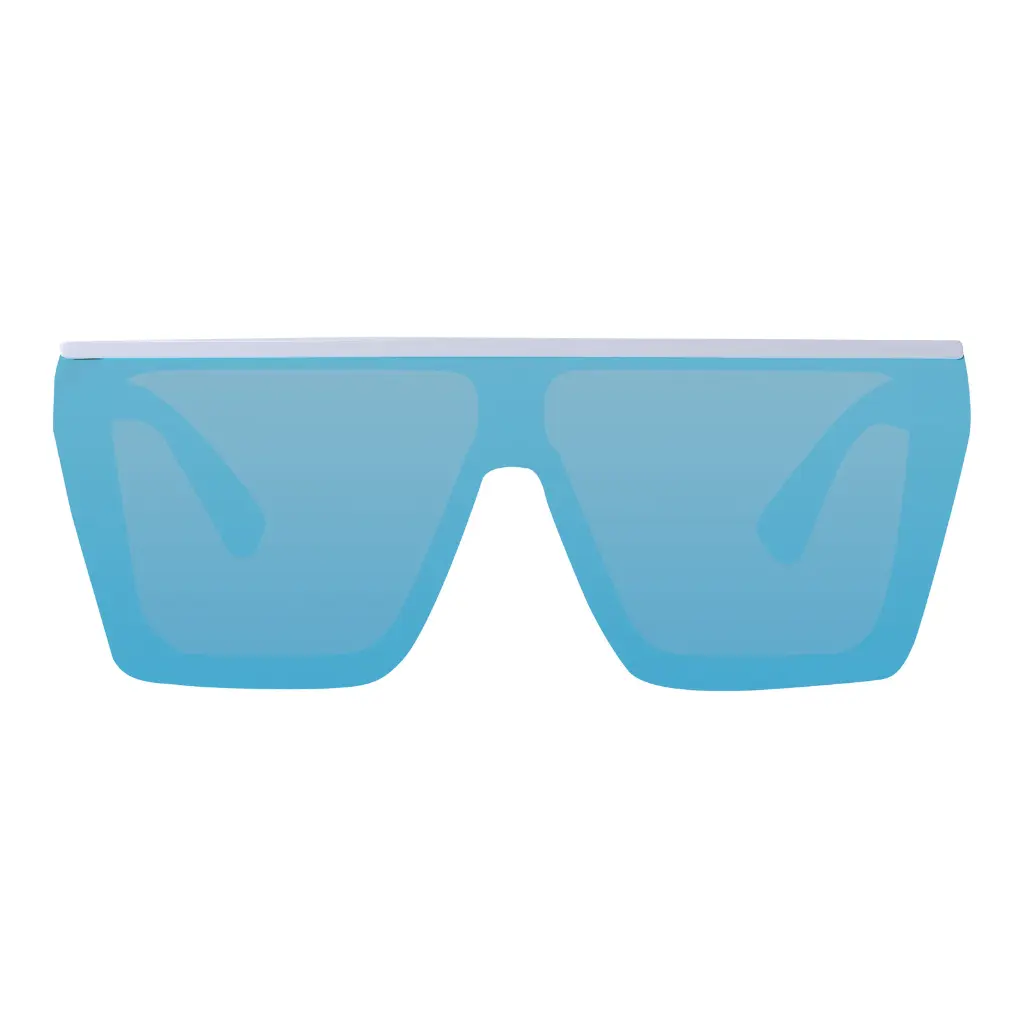Mangrove Jacks Heatwave C8 Shiny White / Ice Blue Revo Polarised Lenses_6696