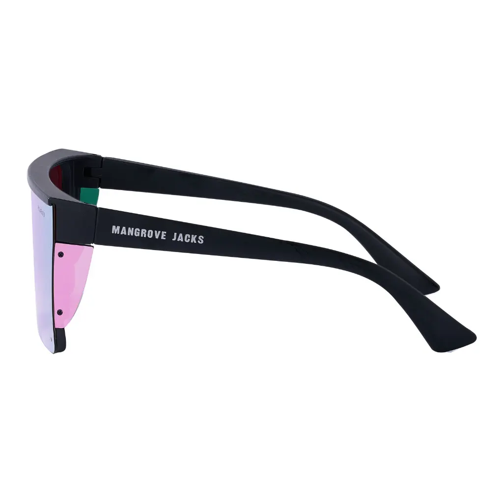 Mangrove Jacks - Mangrove Jacks Heatwave C9 Matte Black / Pink Revo Polarised Lenses