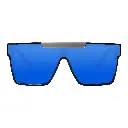 Mangrove Jacks - Mangrove Jacks Revolution C2 Shiny Black w Shiny Silver / Blue Revo Polarised Lenses