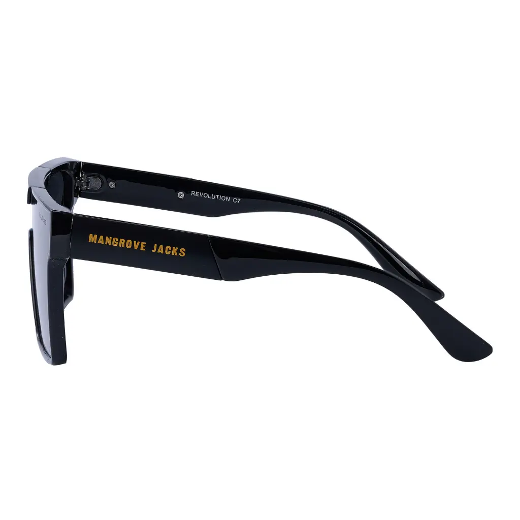 Mangrove Jacks - Mangrove Jacks Revolution C7 Shiny Black w Matte Black / Smoke Polarised Lenses