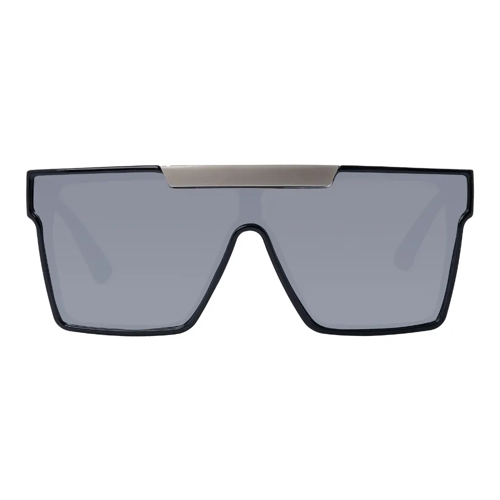 Mangrove Jacks Revolution C5 Shiny Black w Shiny Silver / Silver Flash Mirror Polarised Lenses_6735
