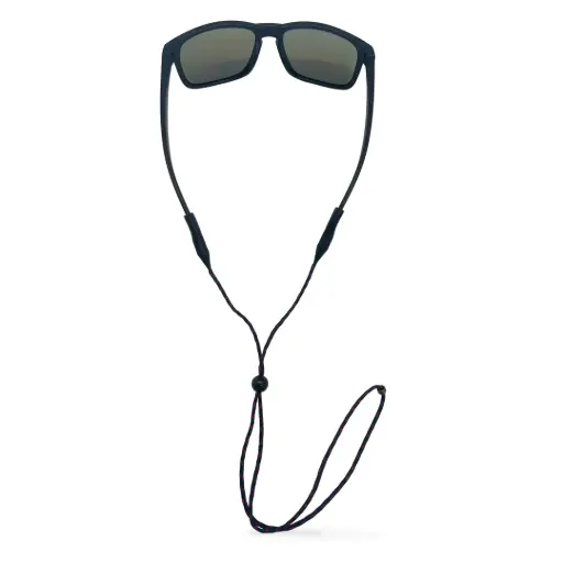 [9340457007988] Mangrove Jacks Thin Nylon Rubber Tip Cord  (Blue/Red, L/XL)