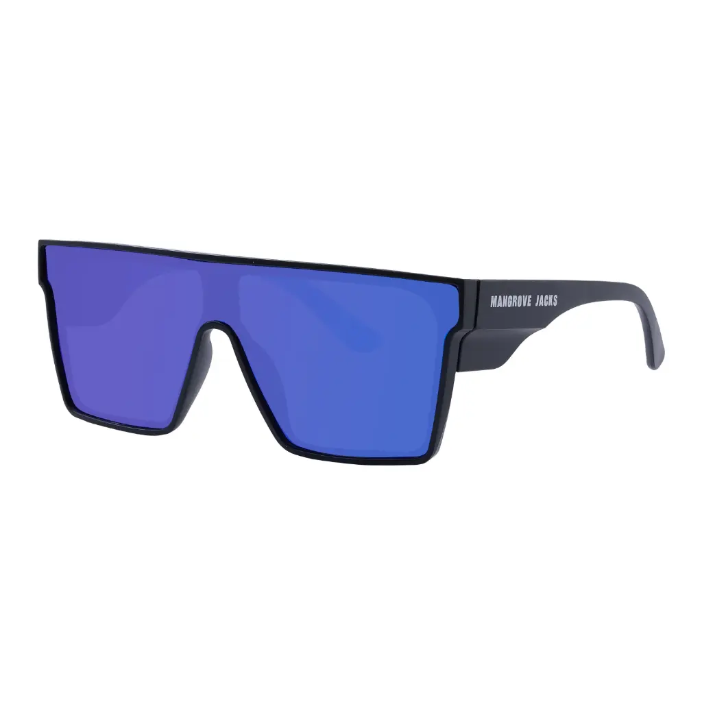 Mangrove Jacks Landslide C2 Matte Black / Blue Revo Polarised Lenses