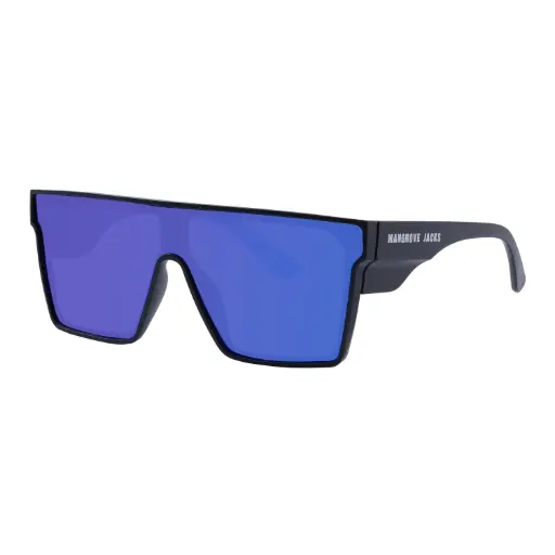 [9340457036001] Mangrove Jacks Landslide C2 Matte Black / Blue Revo Polarised Lenses