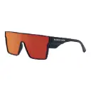 Mangrove Jacks Landslide C3 Matte Black / Red Revo Polarised Lenses