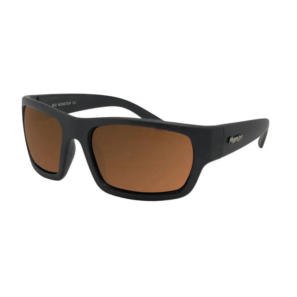 Mangrove Jacks Big Monster C4 Matte Black / Brown Polarised Lenses