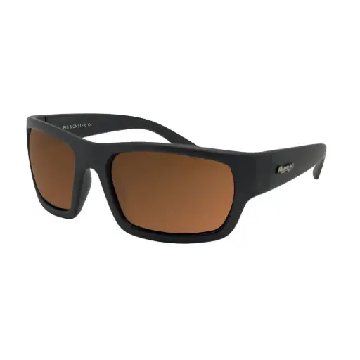 [9340457035806] Mangrove Jacks Big Monster C4 Matte Black / Brown Polarised Lenses