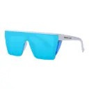 Mangrove Jacks Heatwave C8 Shiny White / Ice Blue Revo Polarised Lenses