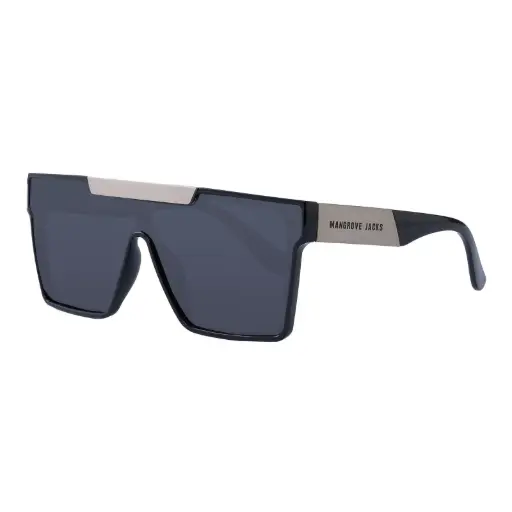 [9340457035875] Mangrove Jacks Revolution C1 Shiny Black w Shiny Silver / Smoke Polarised Lenses