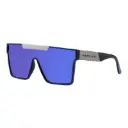Mangrove Jacks Revolution C2 Shiny Black w Shiny Silver / Blue Revo Polarised Lenses