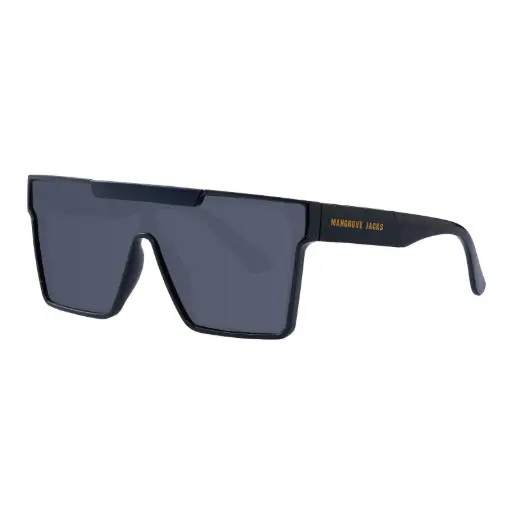 [9340457035899] Mangrove Jacks Revolution C7 Shiny Black w Matte Black / Smoke Polarised Lenses