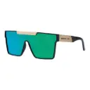 Mangrove Jacks Revolution C11 Shiny Black w Shiny Gold / Green Revo Polarised Lenses