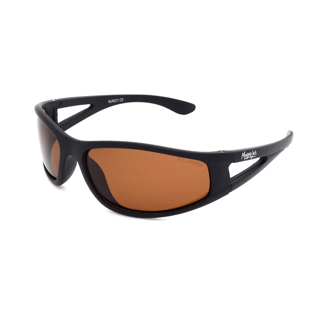 Mangrove Jacks Kids MJK071 C5 Matte Black / Brown Polarised Lenses