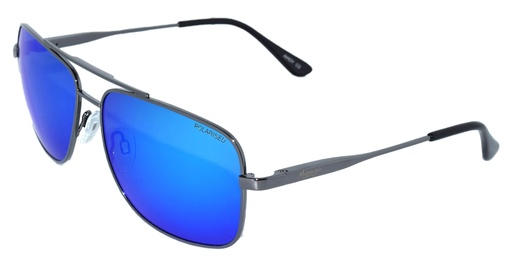 [9340457012388] Mangrove Jacks Ahoy C2 Gunmetal / Ice Blue Revo Polarised Lenses