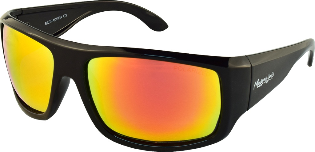 Mangrove Jacks Barracuda C3 Black / Red Revo Polarised Lenses