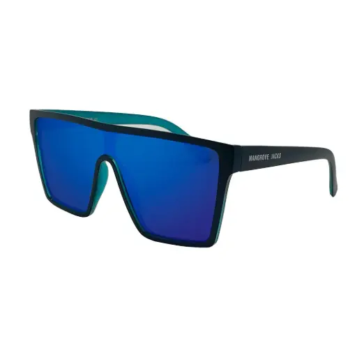 [9340457035448] Mangrove Jacks Big Noggin C2 Matte Black w Matte Crystal Blue / Blue Revo Mirror Polarised Lenses