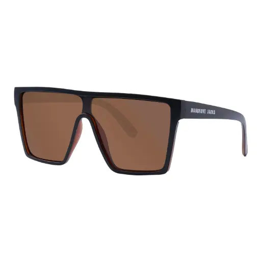 [9340457035462] Mangrove Jacks Big Noggin C4 Matte Black w Matte Crystal Dark Brown / Brown Polarised Lenses