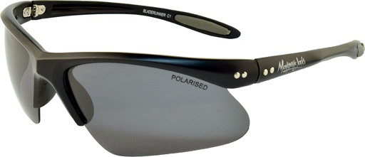 [9337217012634] Mangrove Jacks Bladerunner C1 Black / Smoke Polarised Lenses