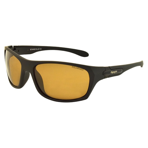 [9337217023913] Mangrove Jacks Bonneville C4 Matte Black / Brown Polarised Lenses