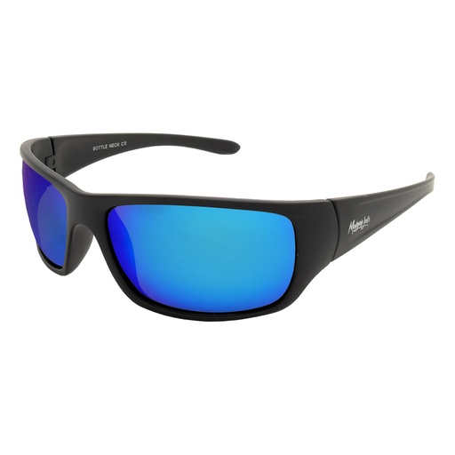 [9337217001614] Mangrove Jacks Bottle Neck C8 Black / Ice Blue Revo Polarised Lenses