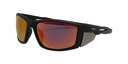 Mangrove Jacks Cadiz C3 Matte Black / Red Revo Polarised Lenses