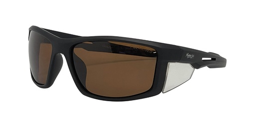 [9340457030955] Mangrove Jacks Cadiz C4 Matte Black / Brown Polarised Lenses