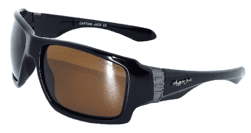 [9340457013439] Mangrove Jacks Captain Jack C4 Black / Brown Polarised Lenses