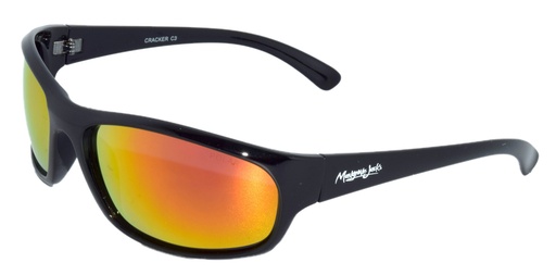 [9340457012012] Mangrove Jacks Cracker C3 Black / Red Revo Polarised Lenses