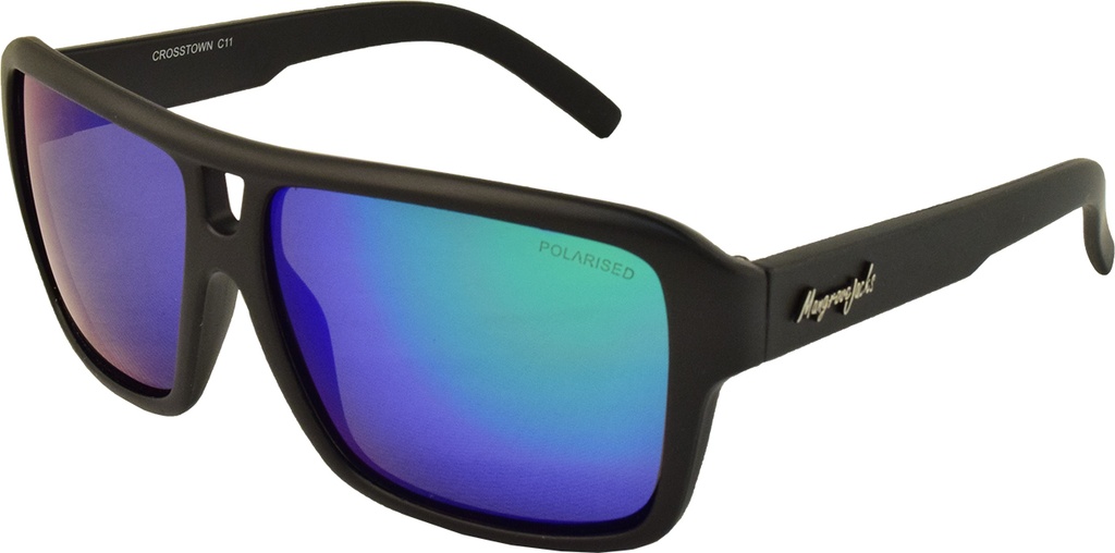 Mangrove Jacks Crosstown C11 Black / Green Polarised Lenses