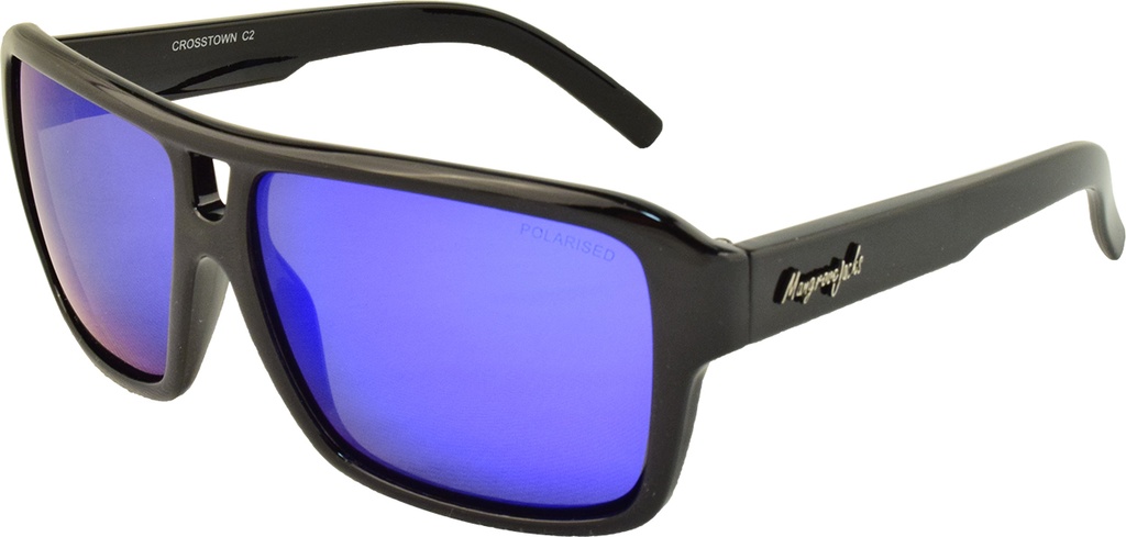 Mangrove Jacks Crosstown C2 Black / Blue Revo Polarised Lenses