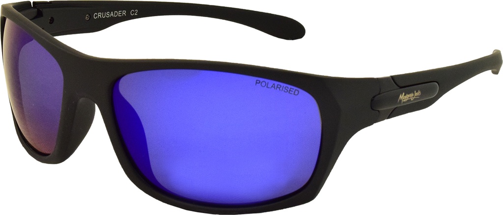 Mangrove Jacks Crusader C2 Matte Black / Blue Revo Polarised Lenses